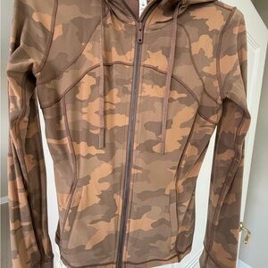 lululemon athletica Camo Full-Zip Hoodie - Brown